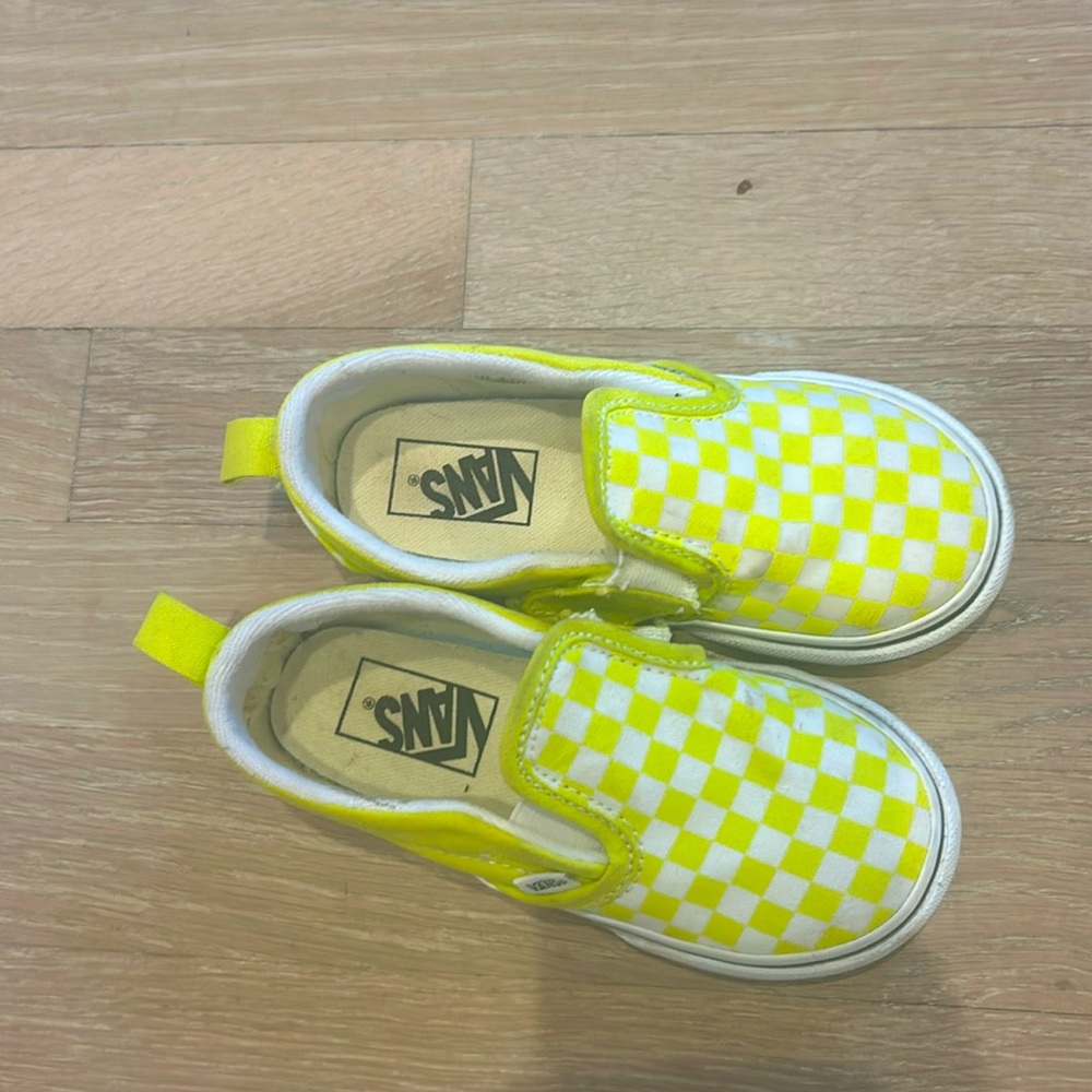 Toddler Classic Slip-On V Checkerboard Shoe